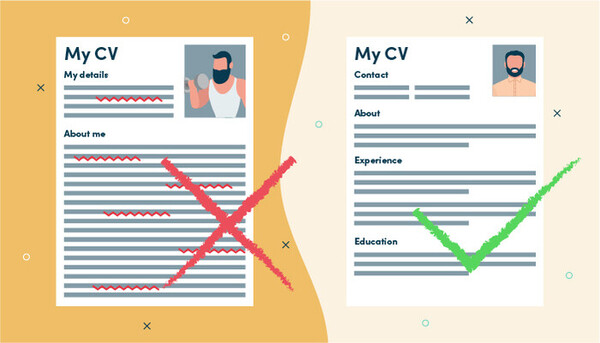 Trình bày các phần trong CV một cách khoa học