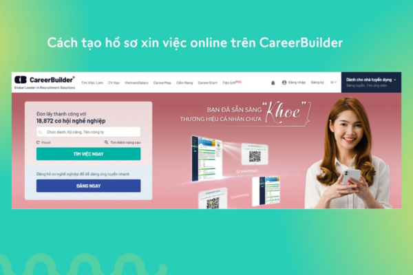 Cách tạo hồ sơ xin việc online trên ViralHire